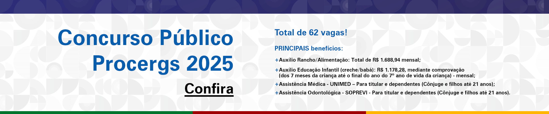 imagem (banner) sobre o Concurso Público Procergs 2025
