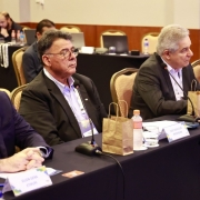 Diretor-presidente da Procergs, Luiz Fernando Z&aacute;chia, acompanha os debates durante o primeiro dia da 178&ordf; ROCA da Abep-TIC