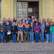 Alguns momentos, em diferentes dias, do encontro para formação de servidores do Rio Grande do Sul com presença no Giged