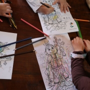 Visita da Escola Bergamota ao Piquete do Chasque reuniu atividades lúdicas e contato com as tradições gaúchas